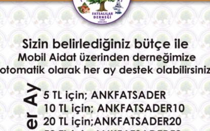 Mobil Aidat Üyelik İşlemleri