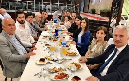 GELENEKSEL İFTARIMIZDA ÜYE VE HEMŞERİLERİMİZLE BULUŞTUK